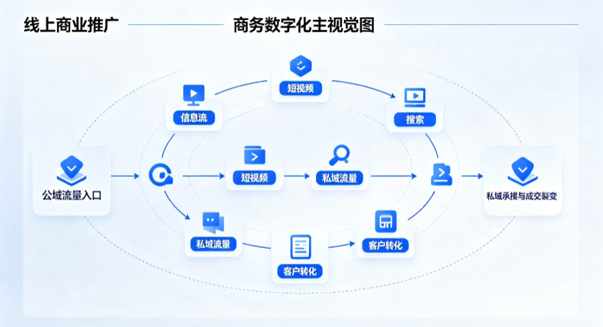宛城区线上商业推广怎么做？全域流量闭环搭建与低成本转化实战指南